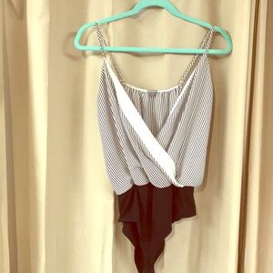 Charlotte Russe cross body bodysuit